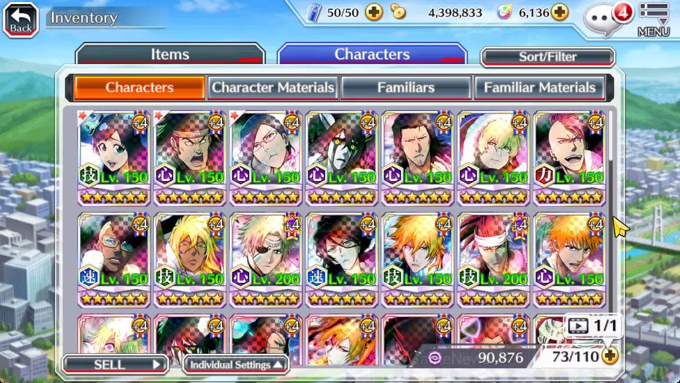 Bleach: Brave Souls Accounts [GLOBAL]6KOrb+Fresh All Story|Giselle TYBW26,(Genj image 13