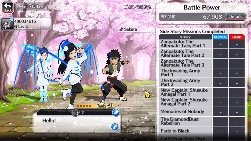 Bleach: Brave Souls Accounts [GLOBAL]6KOrb+Fresh All Story|Giselle TYBW26,(Genj image 17