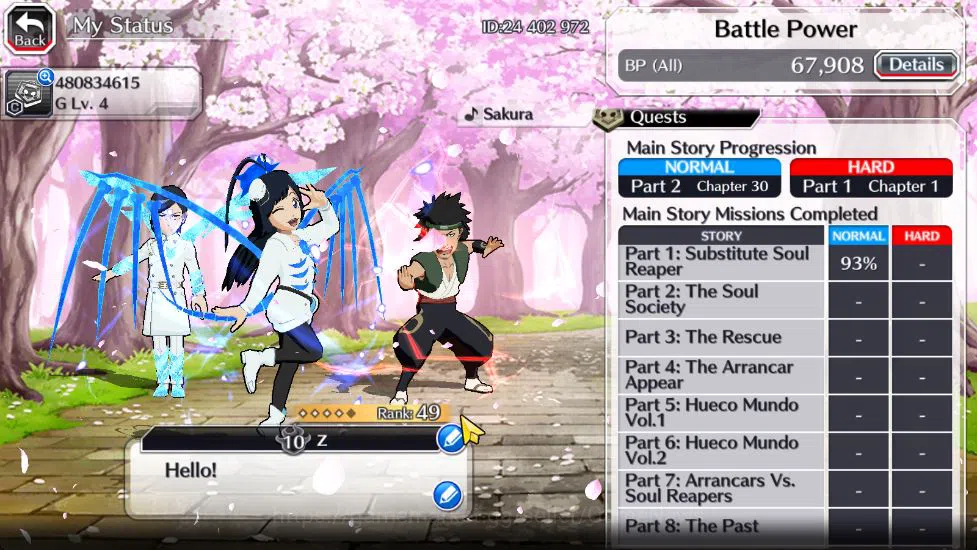 Bleach: Brave Souls Accounts [GLOBAL]6KOrb+Fresh All Story|Giselle TYBW26,(Genj image 19