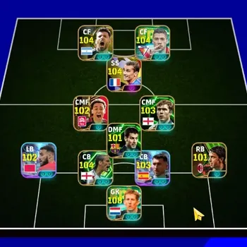 eFootball Accounts Legends & Iconic Players Android|Power 3181|Big Time Antoine Griezmann,Jamal Musiala|Epic Sergio