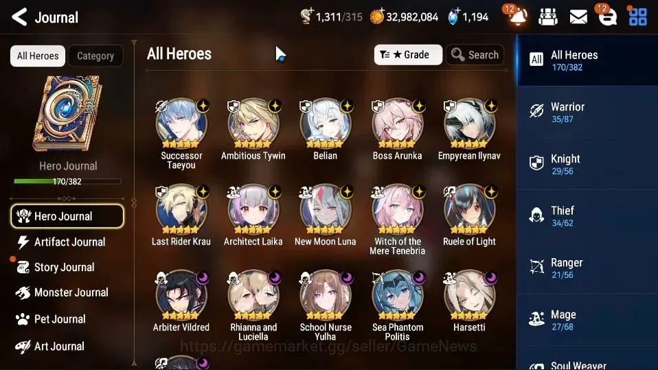 Epic Seven Accounts GLOBAL UnVerif|New Era|16 ML(School Nurse Yulha,Rh image 6