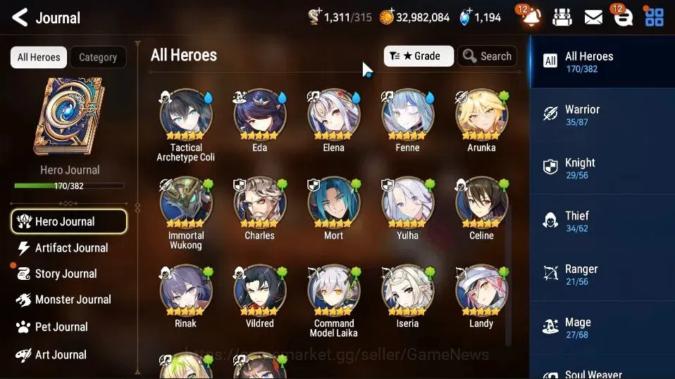 Epic Seven Accounts GLOBAL UnVerif|New Era|16 ML(School Nurse Yulha,Rh image 9