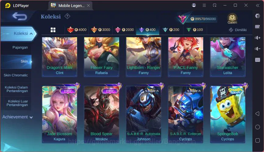 Mobile Legends: Bang Bang Accounts GLOBAL|Hero 132|Skin 332|TRF Roger,Sanrio Floryn,P image 16