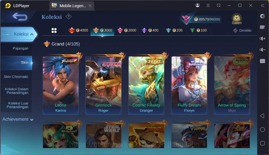 Mobile Legends: Bang Bang Accounts GLOBAL|Hero 132|Skin 332|TRF Roger,Sanrio Floryn,P image 19