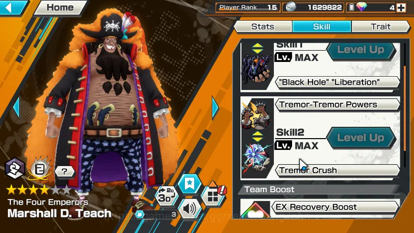 One Piece Bounty Rush Accounts Others GLOBAL| EX 7| PR 15|Borsalino(Skin Colour),T5E Saturn,T4E Teach,BP Kuzan,Legend 7