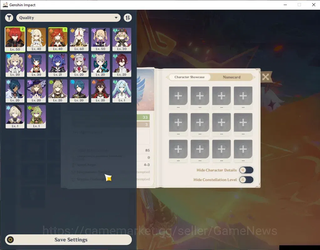 Genshin Impact Accounts ASIA | AR 33 | 1 Limited (Mavuika) | Low Map Explo image 1