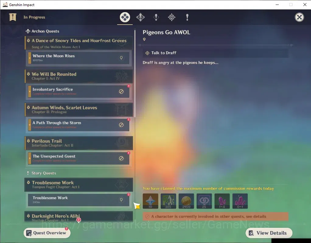 Genshin Impact Accounts ASIA | AR 33 | 1 Limited (Mavuika) | Low Map Explo image 13