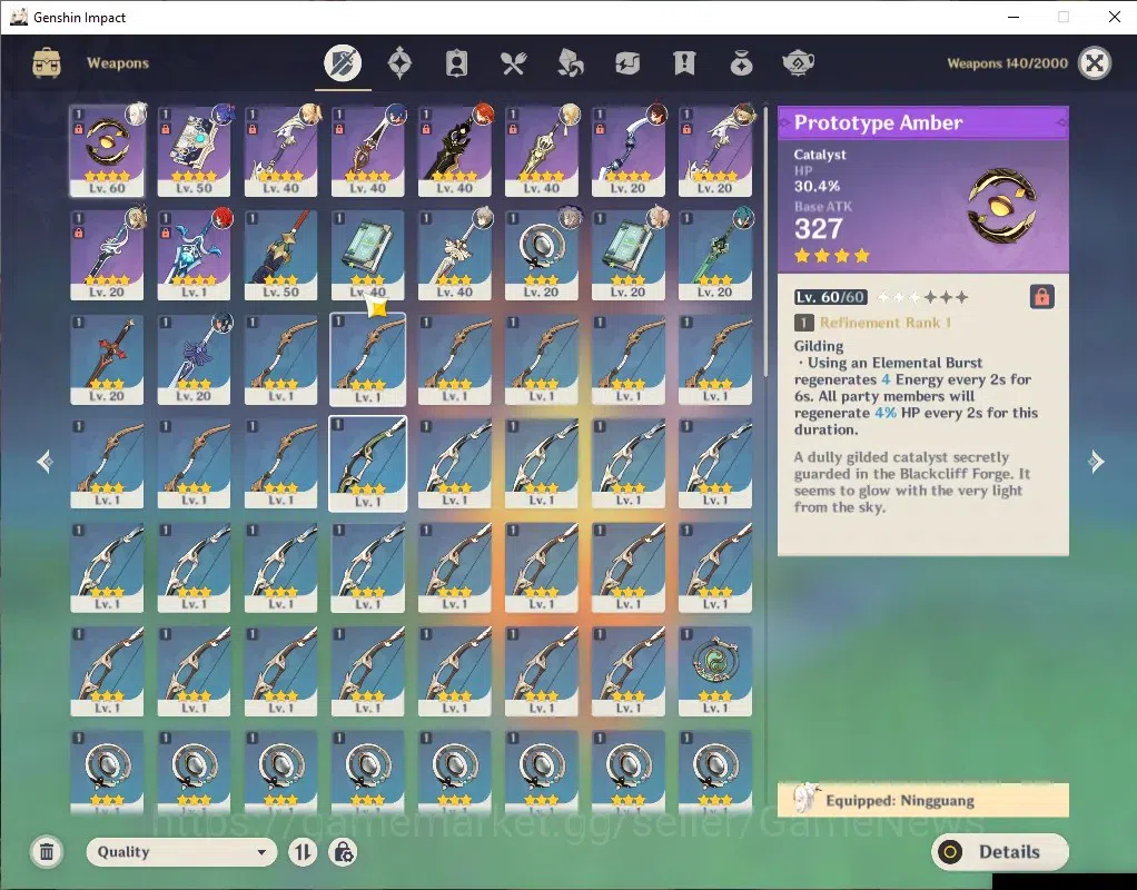 Genshin Impact Accounts ASIA | AR 33 | 1 Limited (Mavuika) | Low Map Explo image 5