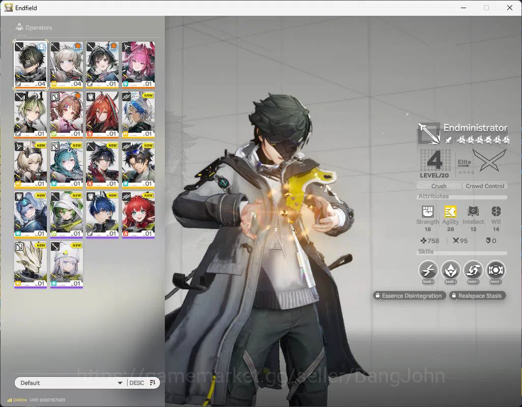 NA EU | Starter ACC | Yvonne, Lifeng, Ardelia, Ember, WP 6s 1 | more detail check SS AKE228B Arknights: Endfield Accounts NA EU | Starter ACC | Yvonne, Lifeng, Ardelia, Emb image 1