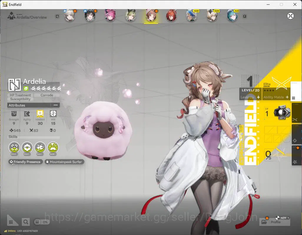 Arknights: Endfield Accounts NA EU | Starter ACC | Yvonne, Lifeng, Ardelia, Ember, WP 6s 1 | more detail check SS AKE228B 4