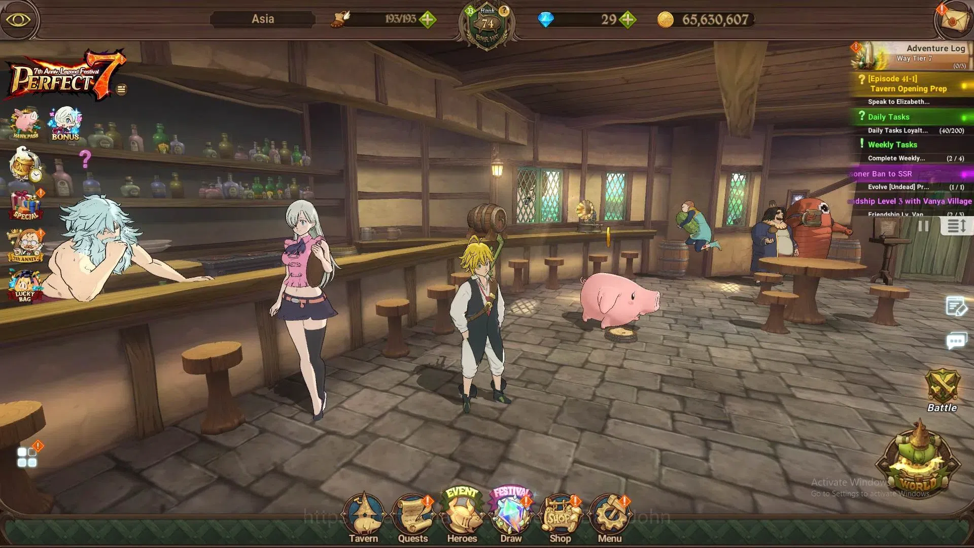 The Seven Deadly Sins: Grand Cross Accounts Asia|2.9M CC|144 LS|LR Mesis 1/6|UR Menor 2/6,GOT image 1