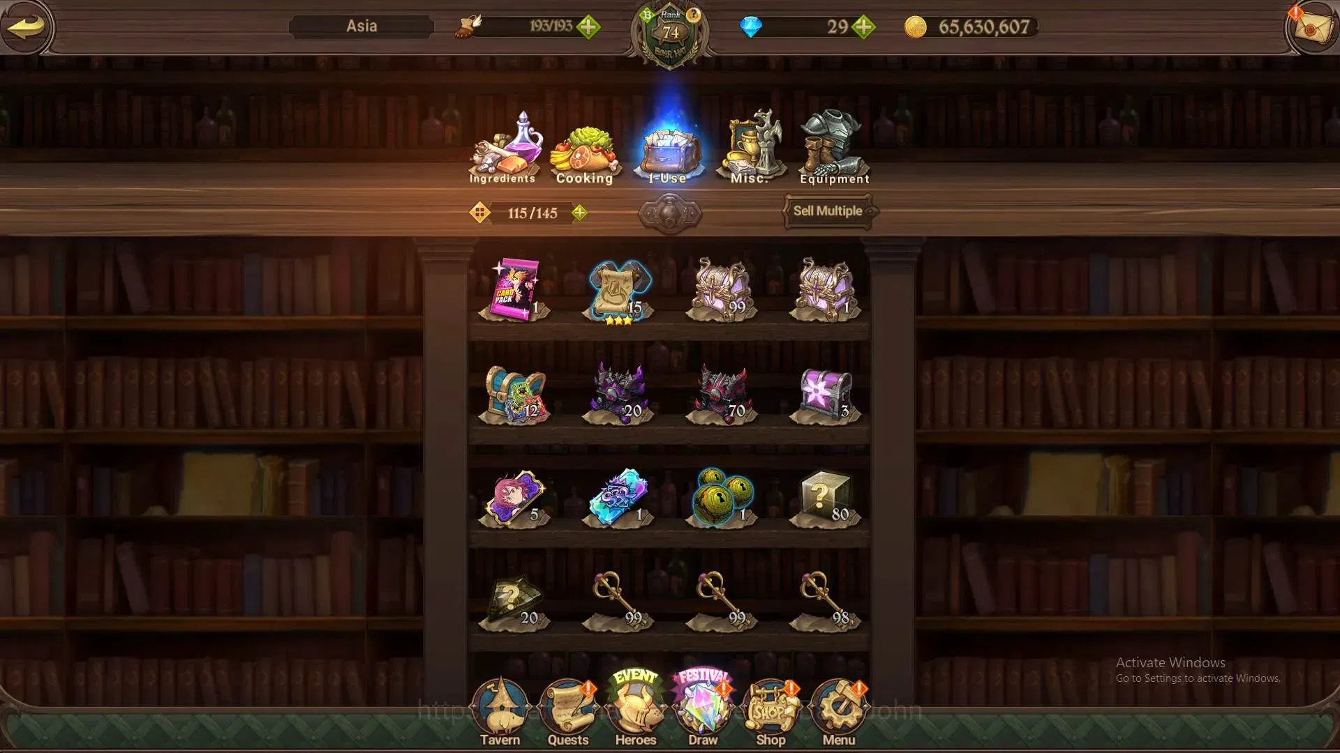 The Seven Deadly Sins: Grand Cross Accounts Asia|2.9M CC|144 LS|LR Mesis 1/6|UR Menor 2/6,GOT image 15