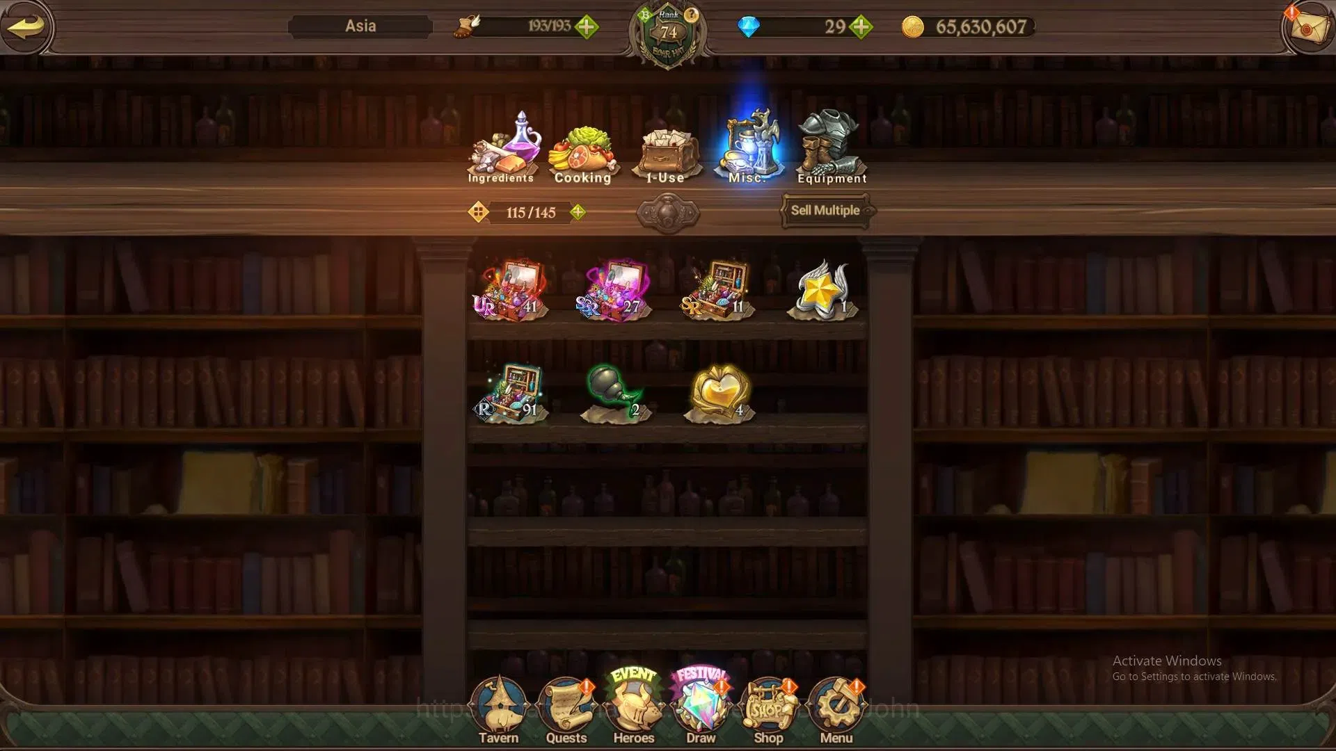 The Seven Deadly Sins: Grand Cross Accounts Asia|2.9M CC|144 LS|LR Mesis 1/6|UR Menor 2/6,GOT image 16