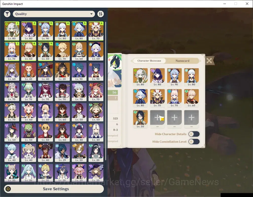 Genshin Impact Accounts ASIA|AR 56|9 Limited + 2 (*5Weapon)|Ayaka,Raiden,I image 2