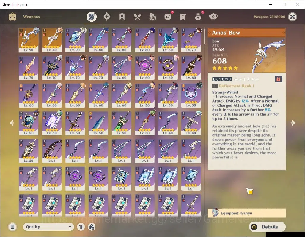 Genshin Impact Accounts ASIA|AR 56|9 Limited + 2 (*5Weapon)|Ayaka,Raiden,I image 6