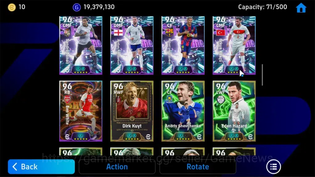 eFootball Accounts Legends & Iconic Players Android|3Big Time(Lionel Messi,Antoine Griezmann,Rivaldo)|49Epic,Pep 10