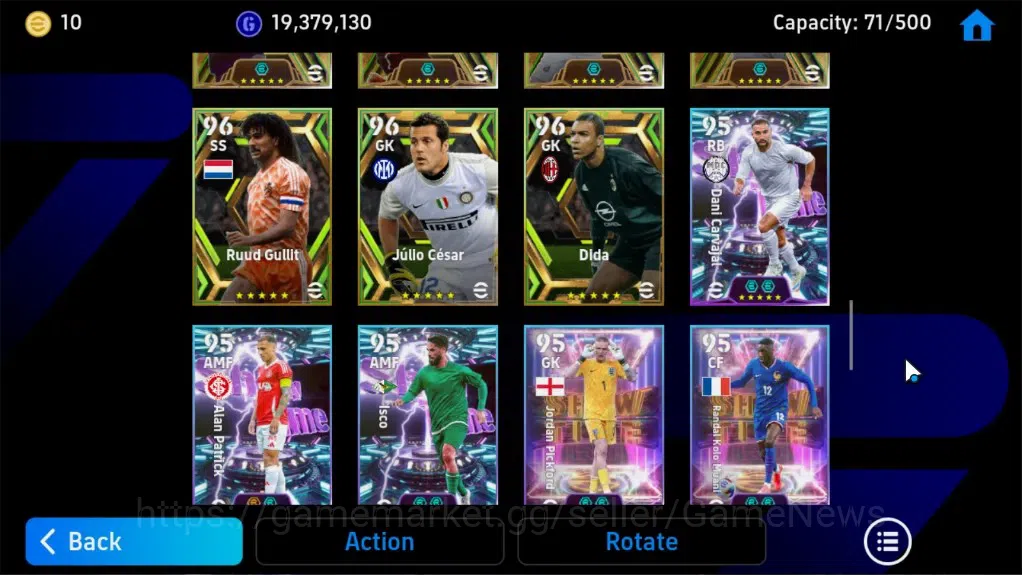eFootball Accounts Legends & Iconic Players Android|3Big Time(Lionel Messi,Antoine Griezmann,Rivaldo)|49Epic,Pep 12