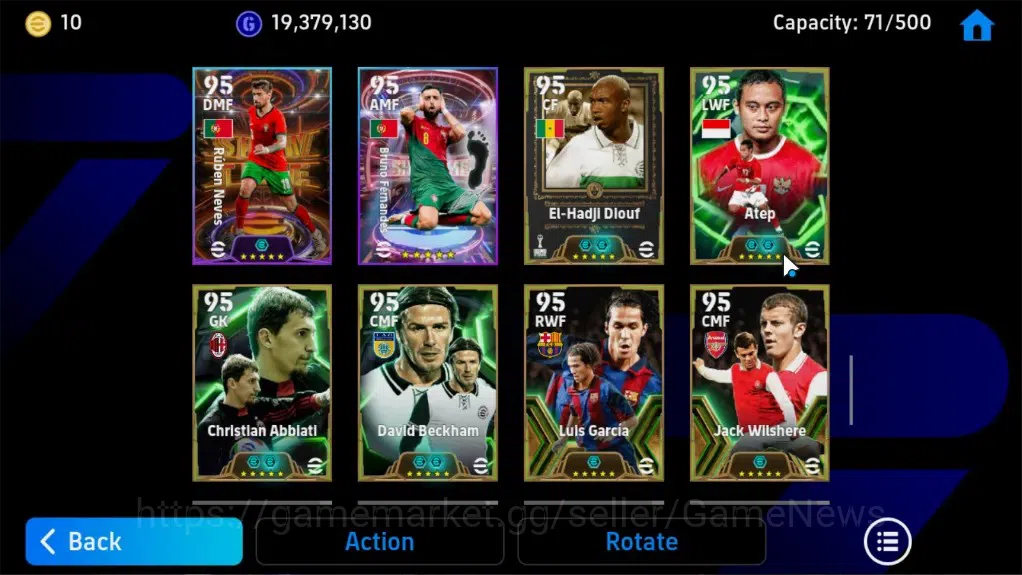 eFootball Accounts Legends & Iconic Players Android|3Big Time(Lionel Messi,Antoine Griezmann,Rivaldo)|49Epic,Pep 13