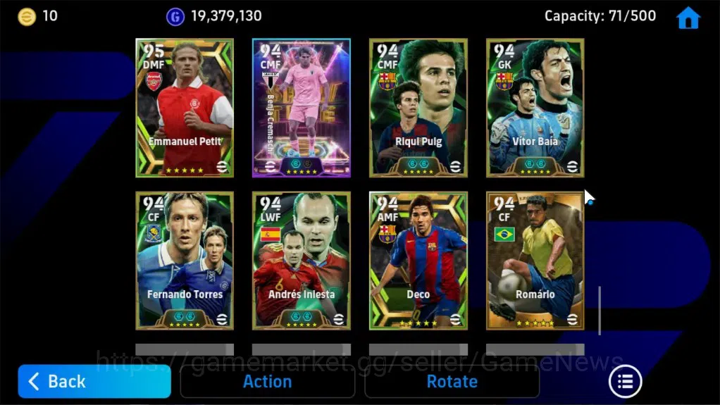 eFootball Accounts Legends & Iconic Players Android|3Big Time(Lionel Messi,Antoine Griezmann,Rivaldo)|49Epic,Pep 14