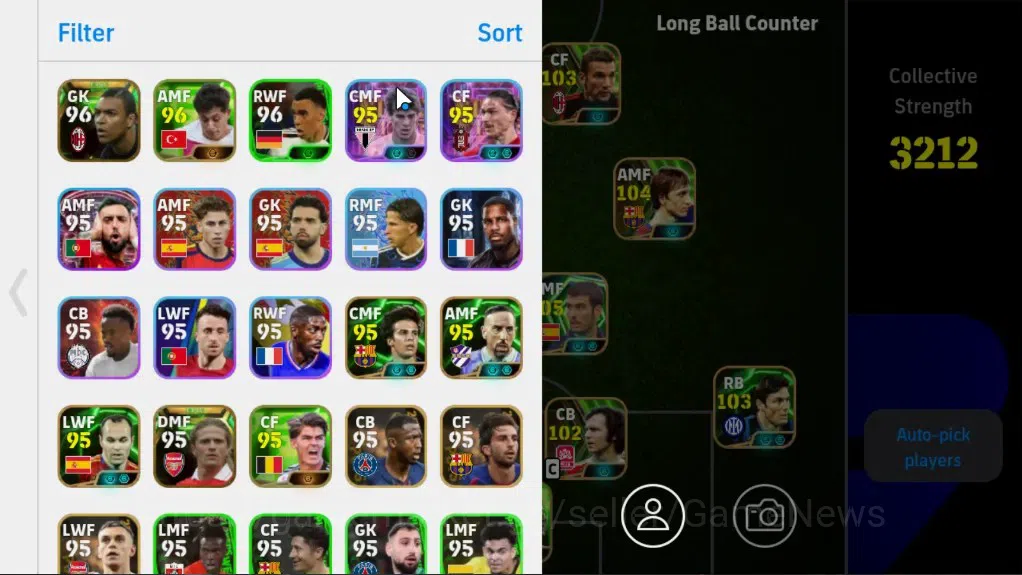 eFootball Accounts Legends & Iconic Players Android|3Big Time(Lionel Messi,Antoine Griezmann,Rivaldo)|49Epic,Pep 4