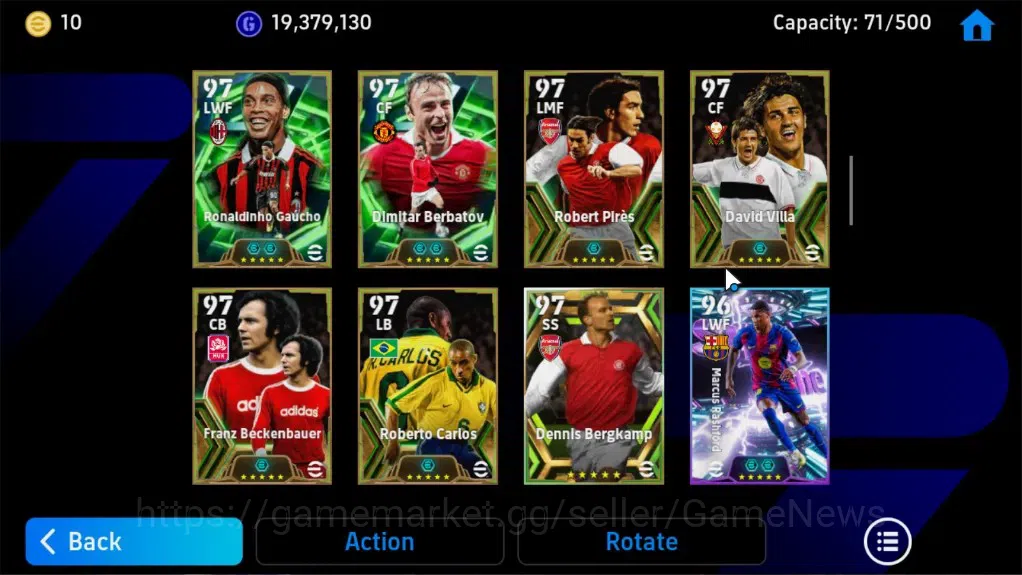 eFootball Accounts Legends & Iconic Players Android|3Big Time(Lionel Messi,Antoine Griezmann,Rivaldo)|49Epic,Pep 9