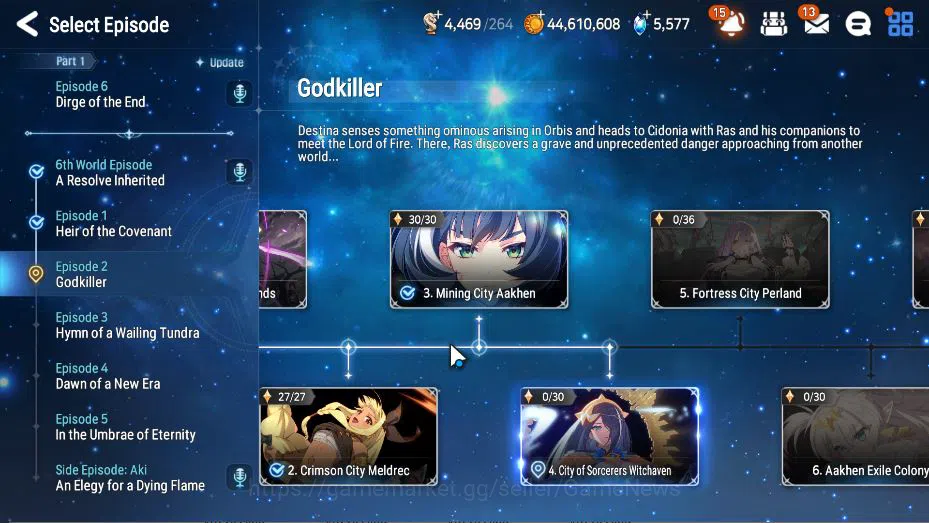 Epic Seven Accounts GLOBAL Unverif|New Era|4 ML(EIlynav,LC Bellona,SBN image 11