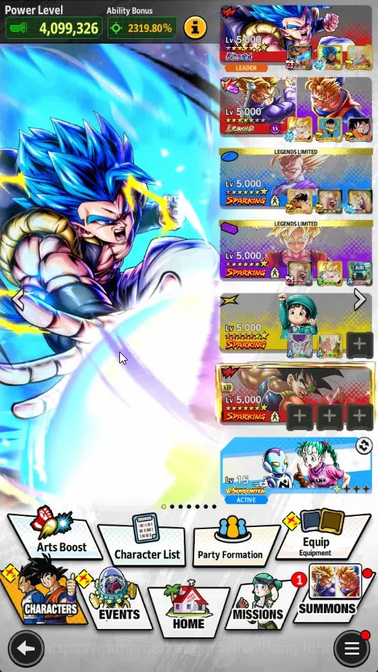 Dragon Ball Legends Accounts Global | Lvl 158|13,4M Total Power|2 CC|2 UL|1 LR| image 2