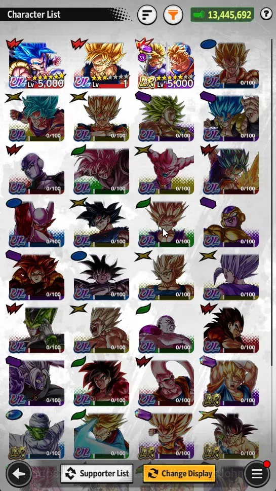 Dragon Ball Legends Accounts Global | Lvl 158|13,4M Total Power|2 CC|2 UL|1 LR| image 3