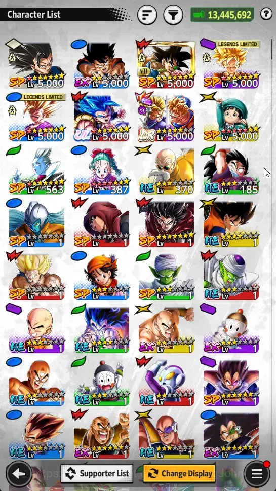 Dragon Ball Legends Accounts Global | Lvl 158|13,4M Total Power|2 CC|2 UL|1 LR| image 7