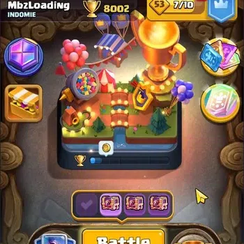 Clash Royale Accounts Midgame Trophy 8002|CL 1302|KTL 13|119 Cards|5 Champ|3 Hero|13 Evo|Arena 21|913 Gems|Proteck Off|Check