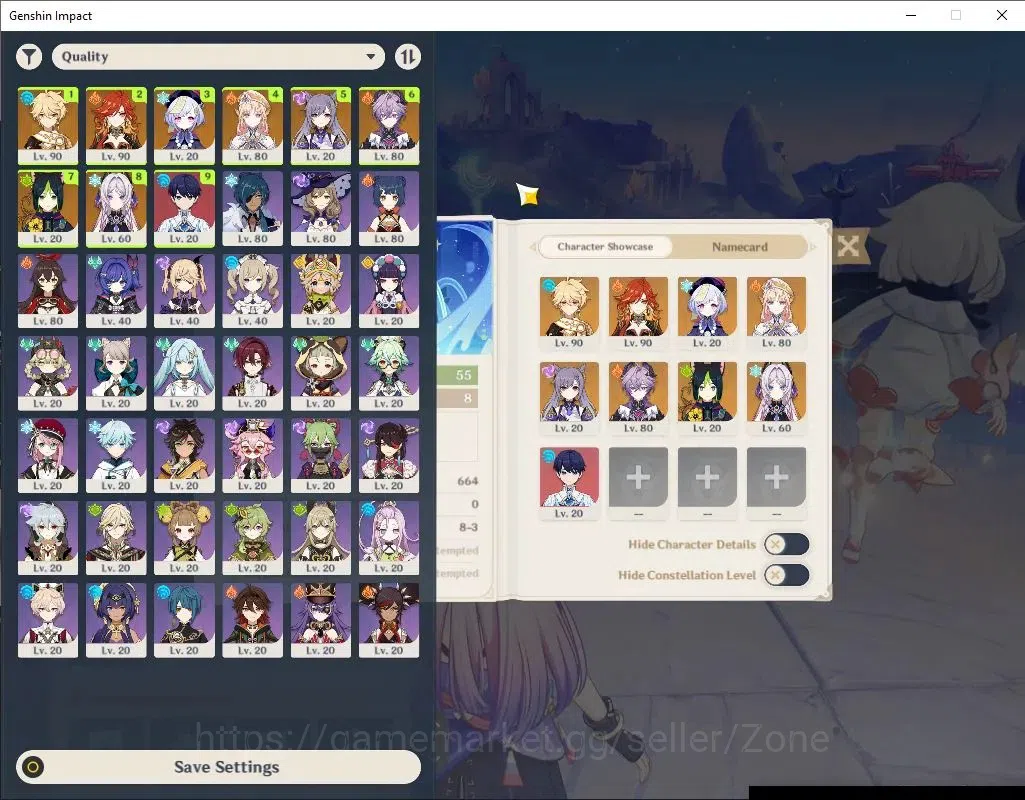 Genshin Impact Accounts Others ASIA|AR55|4 Limit+6(*5 Weapon)|(Mavuika,Nicole,Durin)+Sign,Citlali|3 2