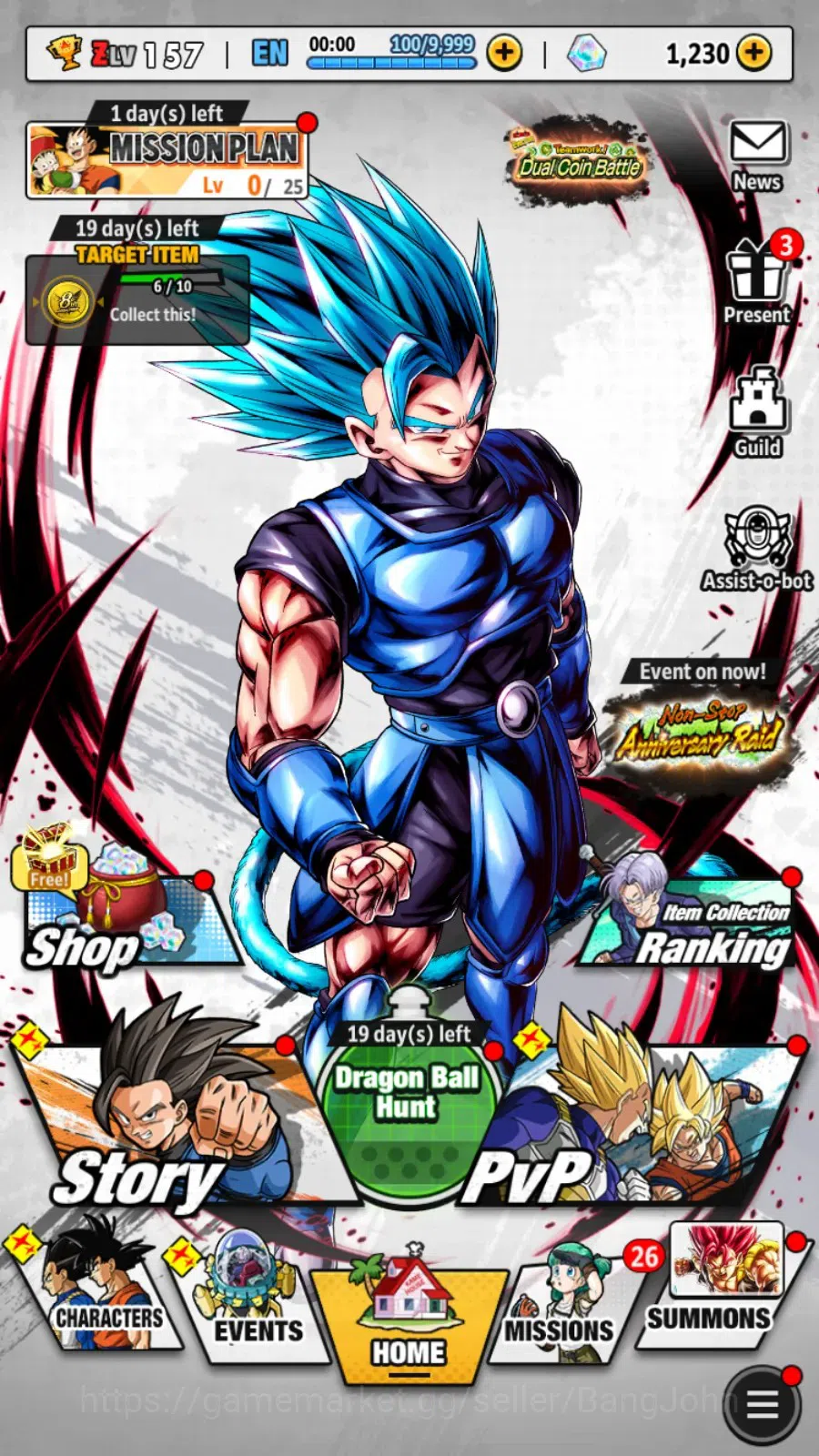 Dragon Ball Legends Accounts Android | Lvl 157|371M Total Power|1.2K CC|3 LR|4  image 18