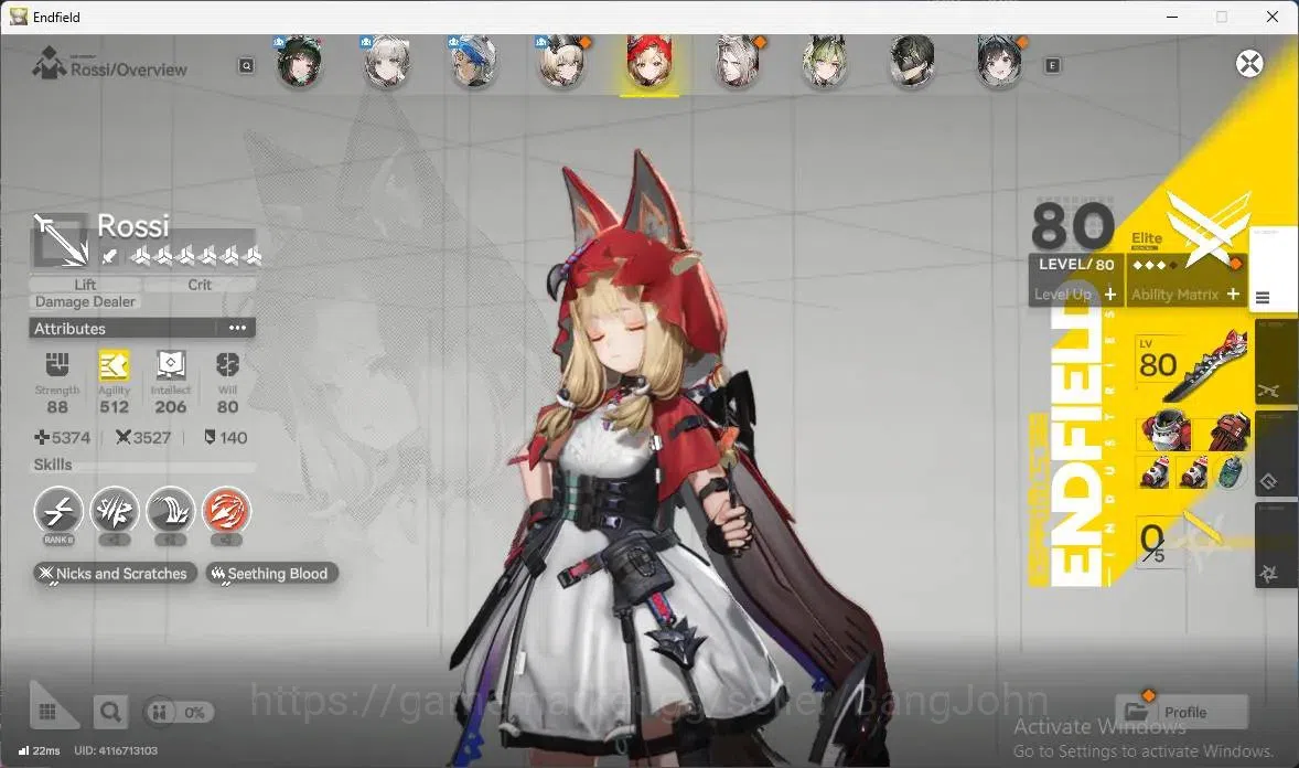 Arknights: Endfield Accounts Asia | Lv 57 | 3 Limit+2 Sign| Limit (Zhuang Fangy image 12