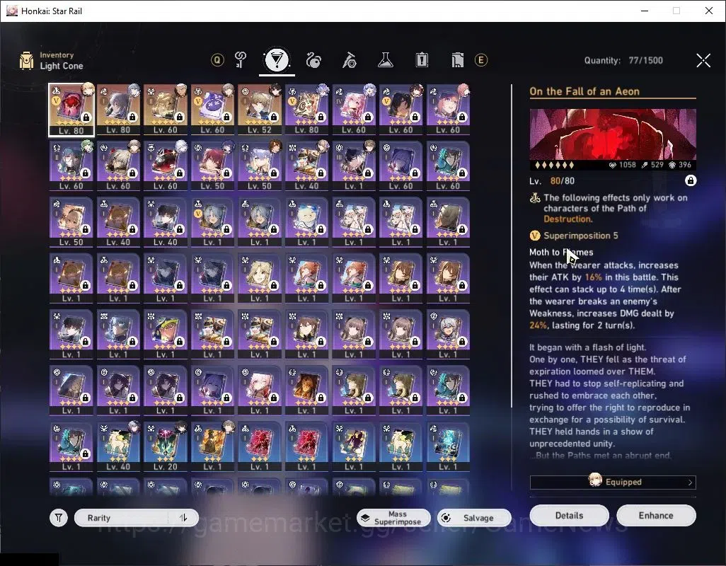 Honkai Star Rail Accounts Asia|TL 61|9 Limited|Silver Wolf 999,Dante,Archer, image 5
