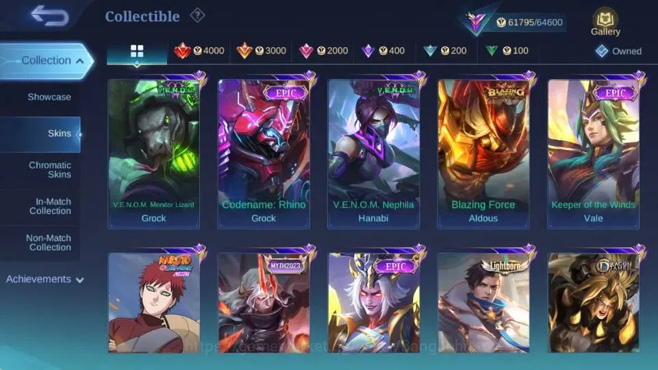 Mobile Legends: Bang Bang Accounts Global|Hero 131|Skin 246|Renowned|Collector Yi Sun image 7