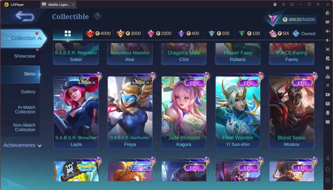 Mobile Legends: Bang Bang Accounts GLOBAL Hero 107 Skin 198 |KOF karina|CC natalia|Ep image 7