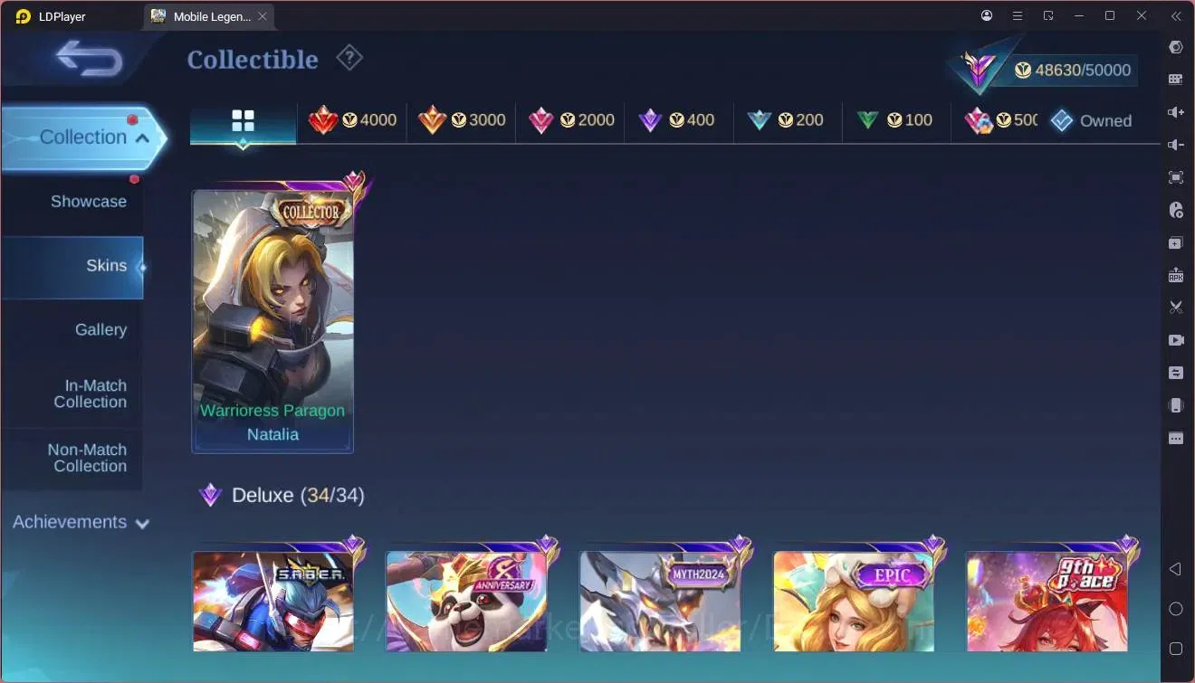 Mobile Legends: Bang Bang Accounts GLOBAL Hero 107 Skin 198 |KOF karina|CC natalia|Ep image 9