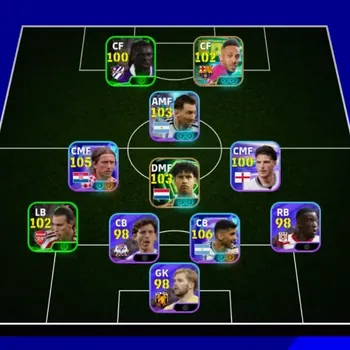 eFootball Accounts Legends & Iconic Players Android|Show Time Cristian Romero,Luka Modric,Lionel Messi|Epic Frank