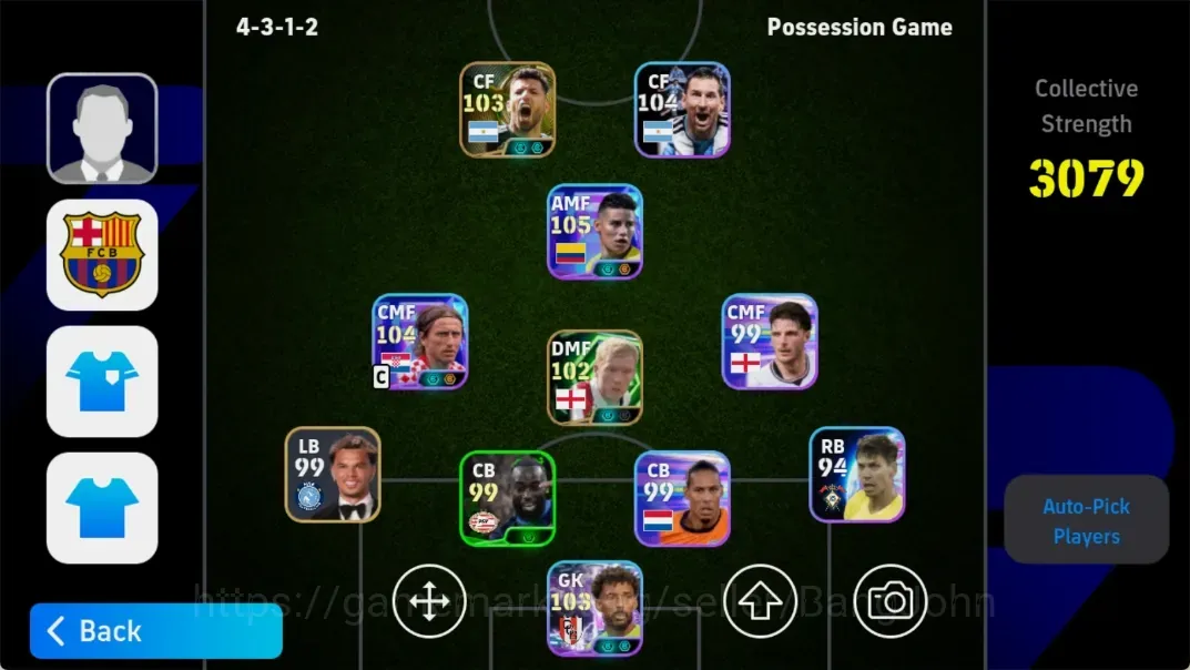 eFootball Accounts Legends & Iconic Players Android|PW3079|Epic PaulScholes,BigT Vozinha LionelMessi LukaModric 1