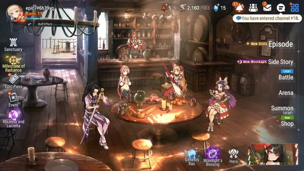 Epic Seven Accounts Global | Starter|1 ML(Twisted Eidolon Kayron)|PoH+ image 1