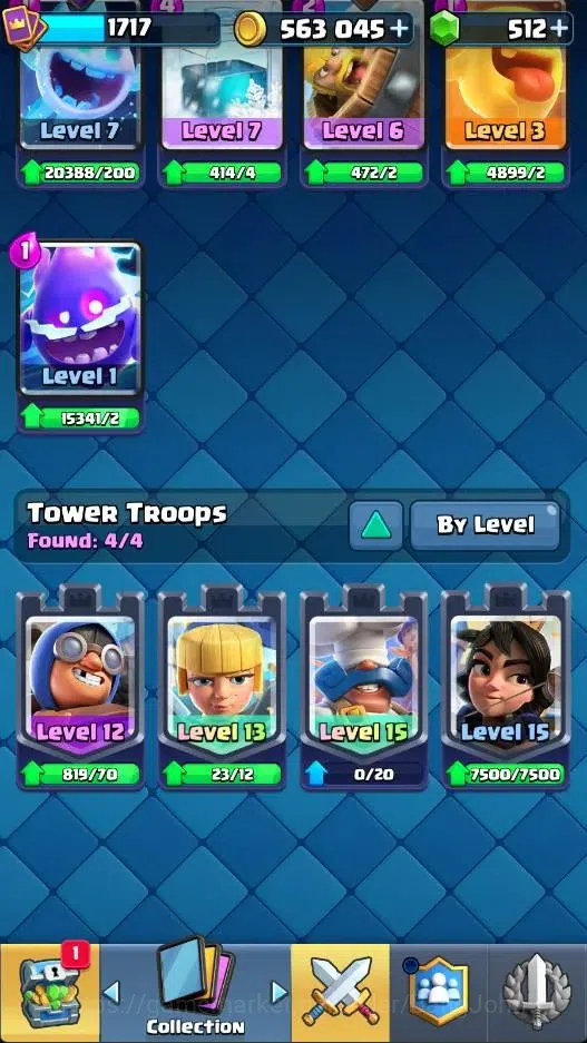 Clash Royale Accounts Mobile |KTL 16 Max|Trophy 10678|Card 121/121|11 Lv image 1