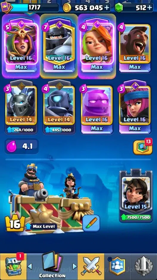Clash Royale Accounts Mobile |KTL 16 Max|Trophy 10678|Card 121/121|11 Lv image 10