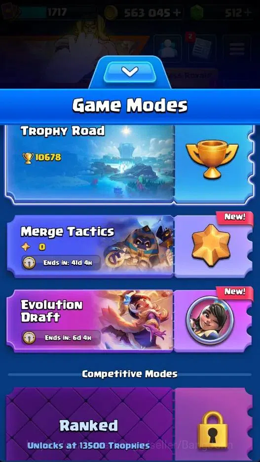 Clash Royale Accounts Mobile |KTL 16 Max|Trophy 10678|Card 121/121|11 Lv image 18