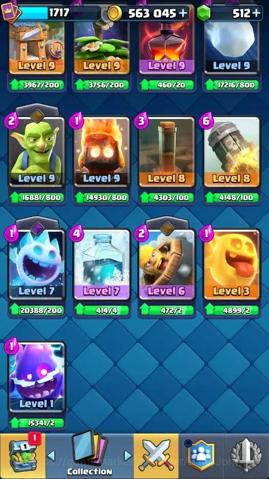 Clash Royale Accounts Mobile |KTL 16 Max|Trophy 10678|Card 121/121|11 Lv image 2