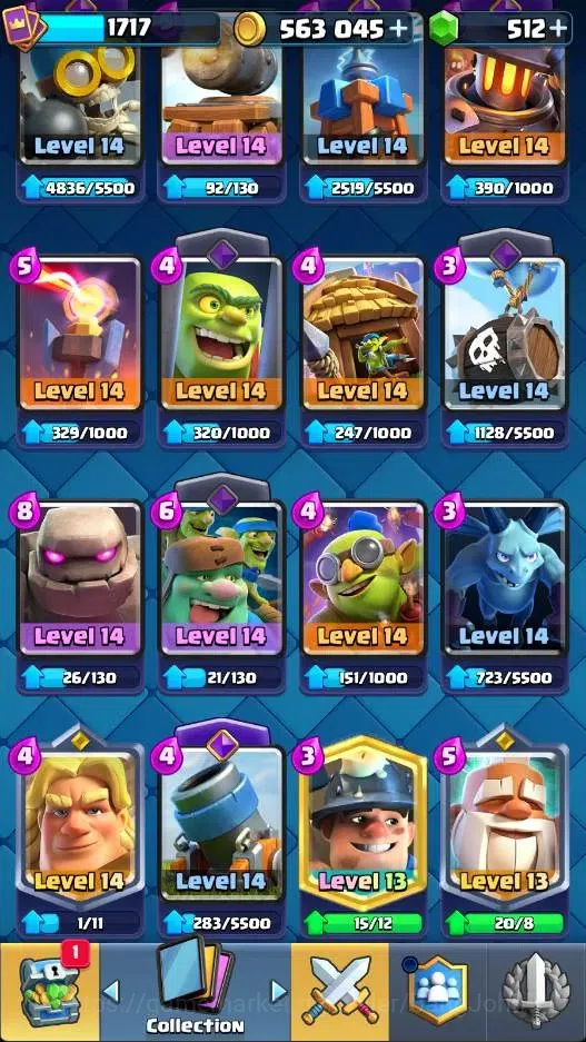 Clash Royale Accounts Mobile |KTL 16 Max|Trophy 10678|Card 121/121|11 Lv image 5