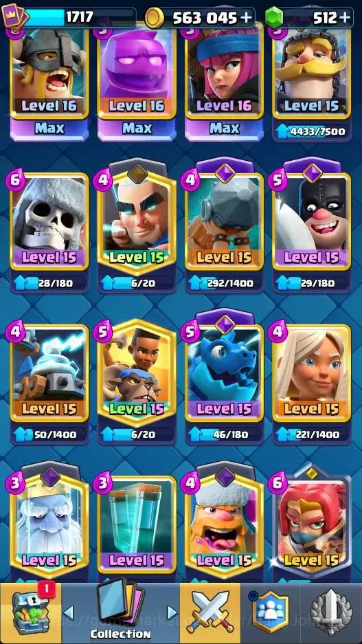 Clash Royale Accounts Mobile |KTL 16 Max|Trophy 10678|Card 121/121|11 Lv image 8
