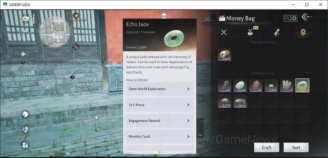 Where Winds Meet Accounts GLOBAL|Lvl 94|GS 22,4K|2081 Echo Jade|1 Harmonic C image 20