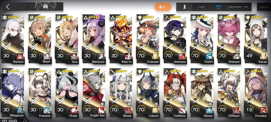 Arknights Accounts High-End Lvl 120|321 Op+77 Outfits|11 11