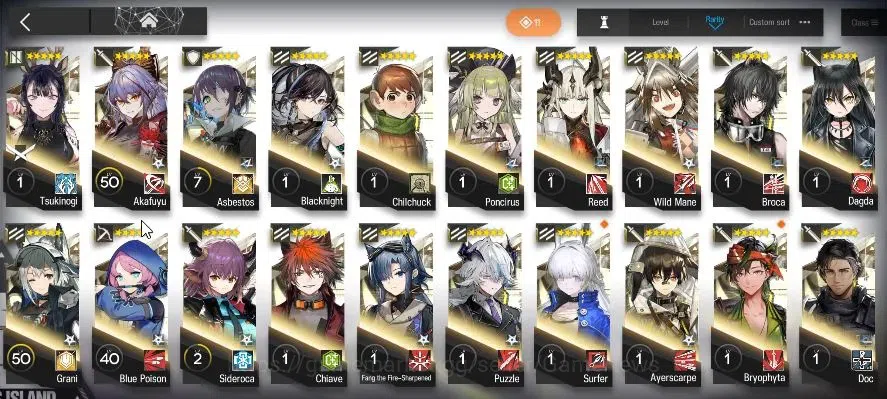 Arknights Accounts High-End Lvl 120|321 Op+77 Outfits|11 12