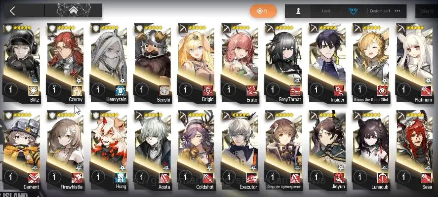 Arknights Accounts High-End Lvl 120|321 Op+77 Outfits|11 14